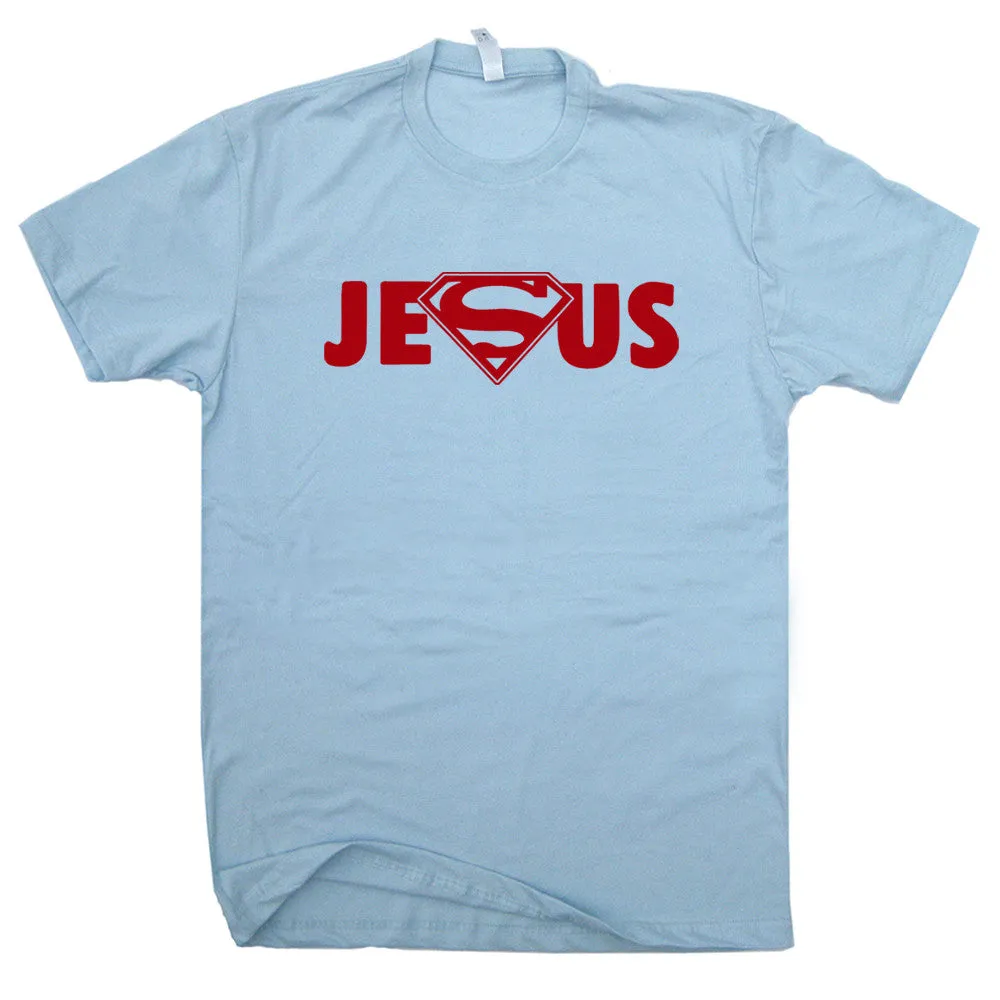 Super Jesus T Shirt Jesus Superman Logo T Shirt Cool Christian T Shirts