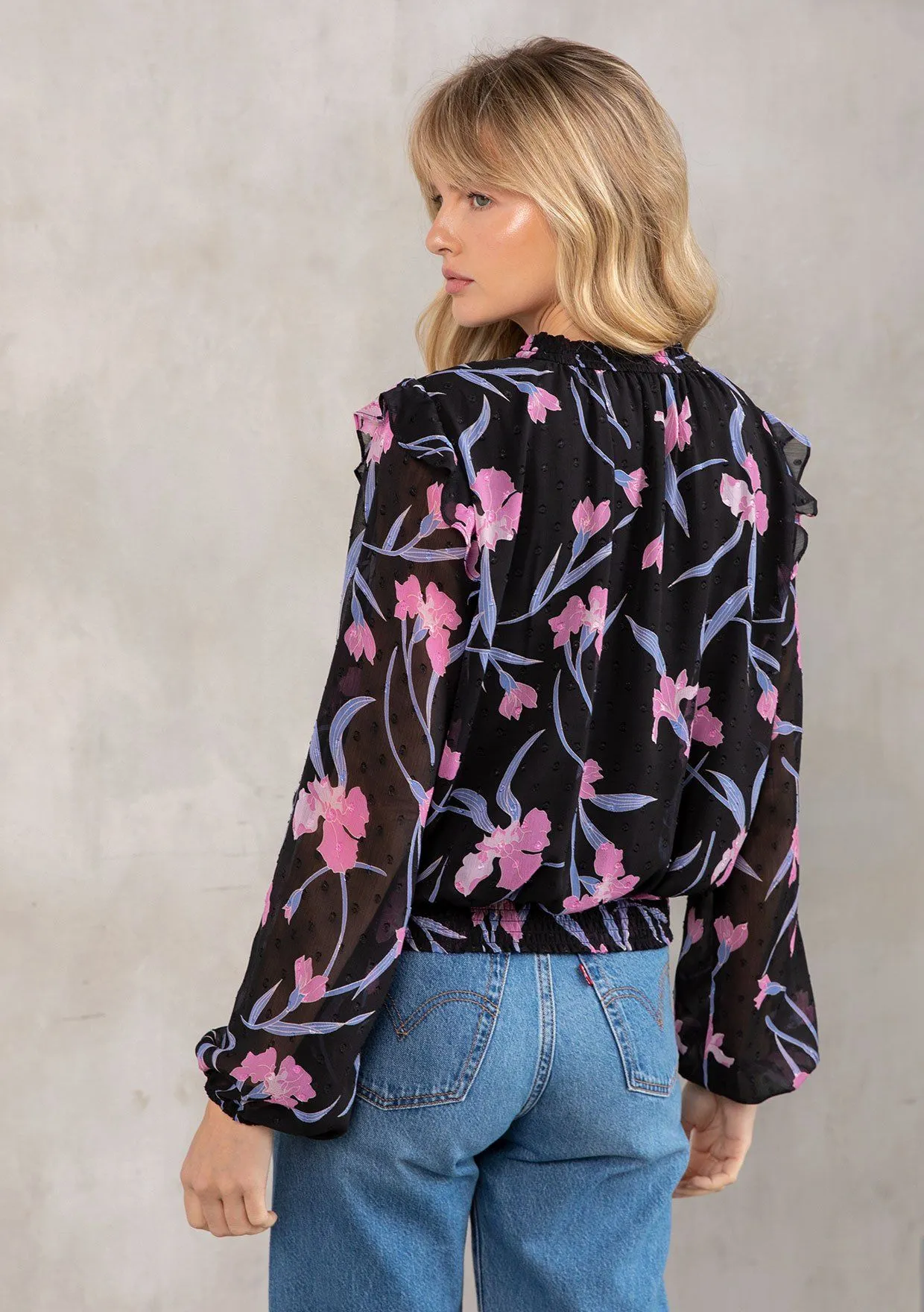 Sweet Nothings Floral Chiffon Top