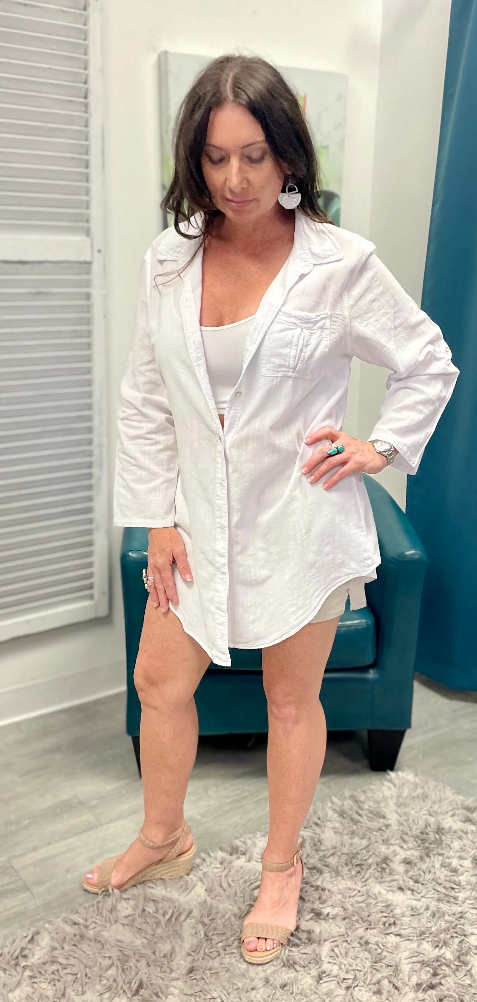 The Kate Shirt - White