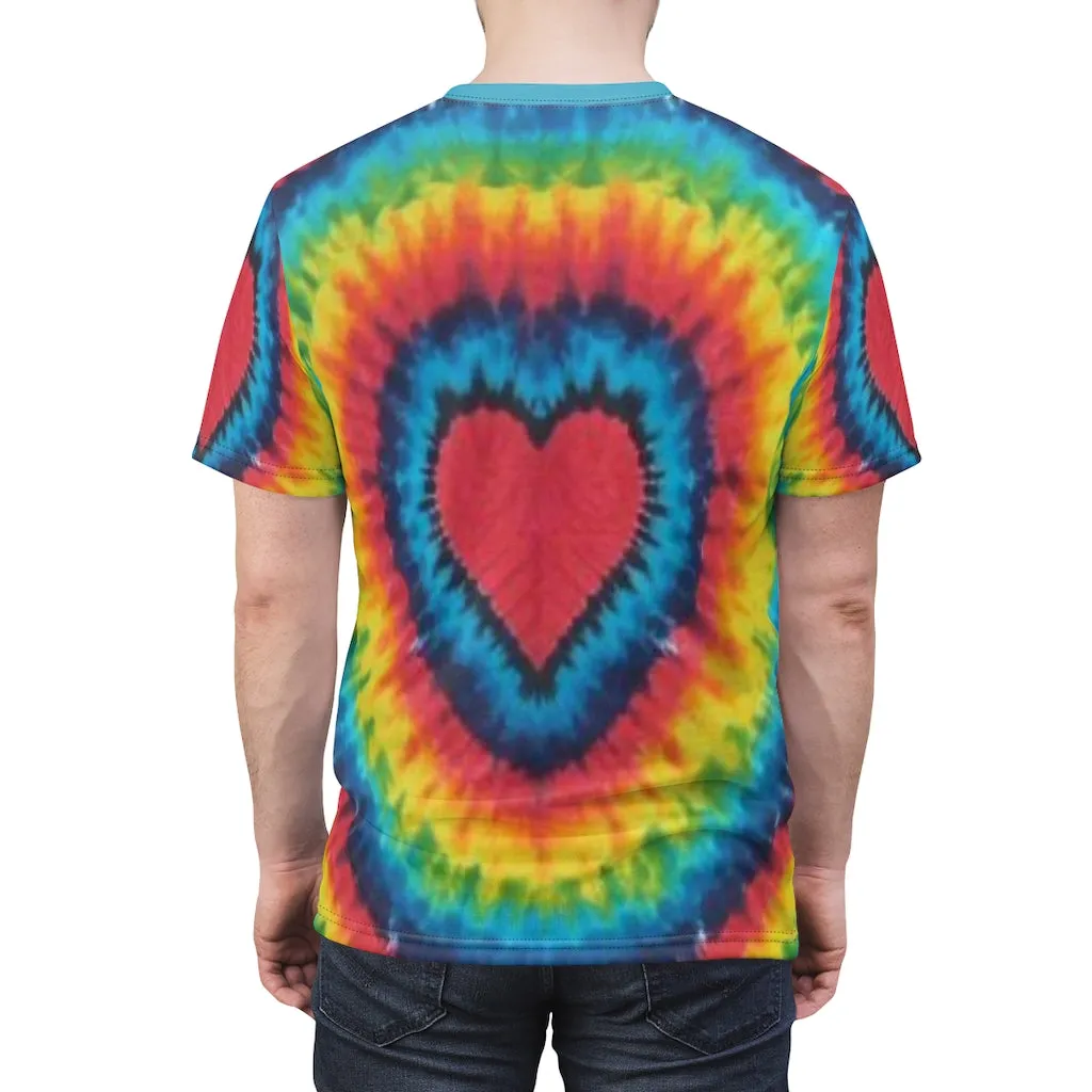 Tie Dye Unisex Cut & Sew Tee, Custom Tee, Graphic Tee, Tie Dye