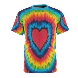 Tie Dye Unisex Cut & Sew Tee, Custom Tee, Graphic Tee, Tie Dye