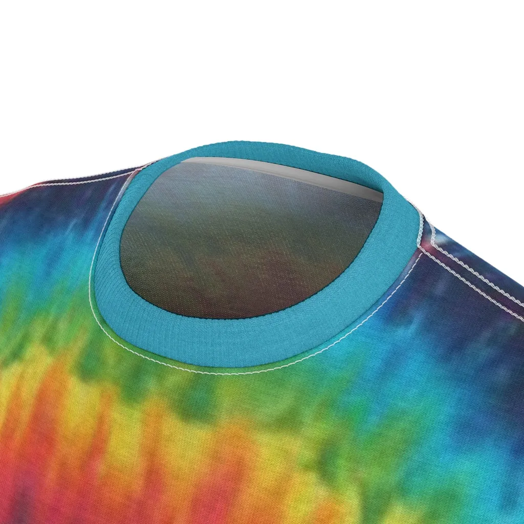 Tie Dye Unisex Cut & Sew Tee, Custom Tee, Graphic Tee, Tie Dye
