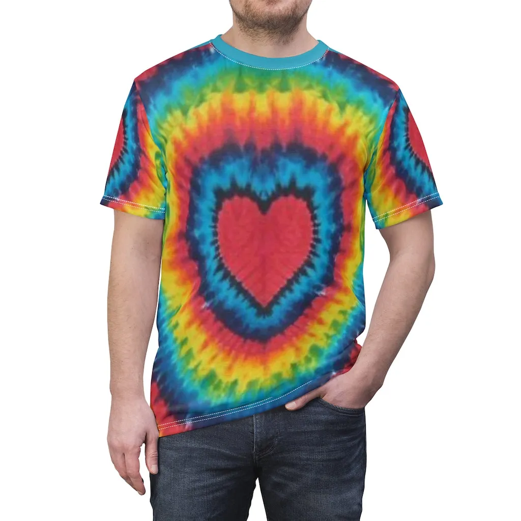 Tie Dye Unisex Cut & Sew Tee, Custom Tee, Graphic Tee, Tie Dye