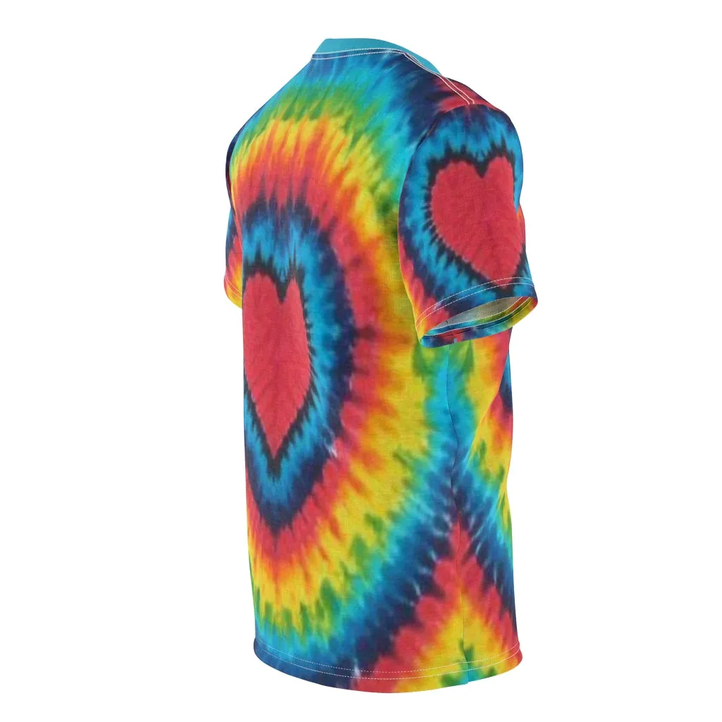 Tie Dye Unisex Cut & Sew Tee, Custom Tee, Graphic Tee, Tie Dye