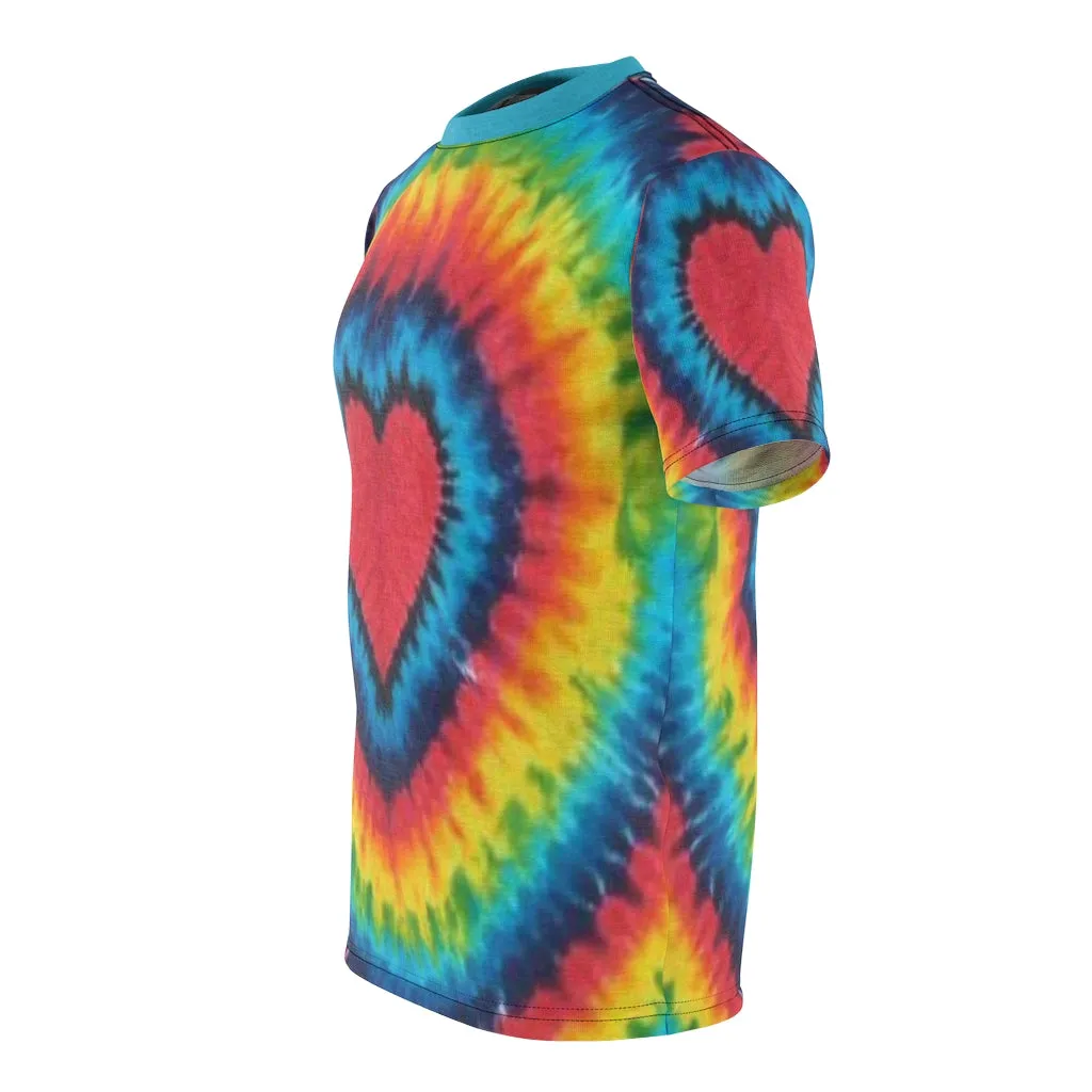 Tie Dye Unisex Cut & Sew Tee, Custom Tee, Graphic Tee, Tie Dye