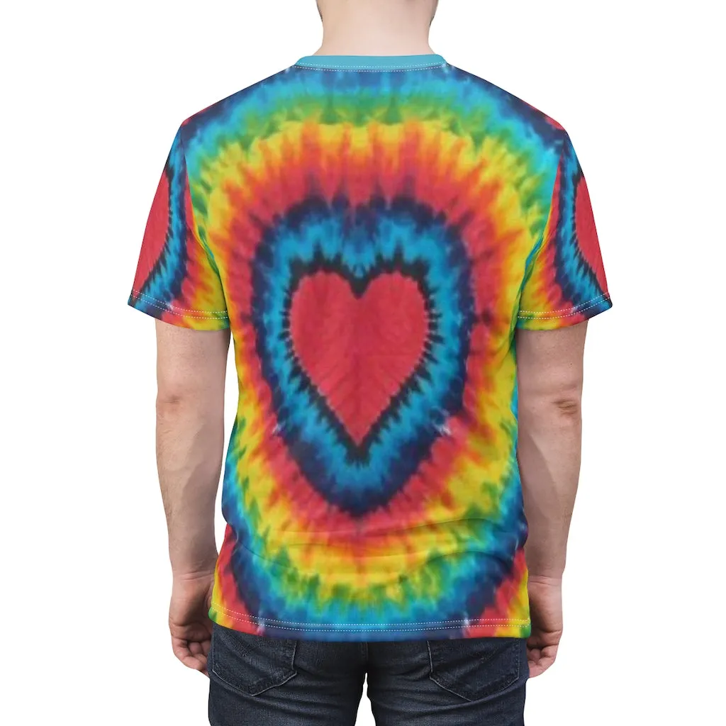 Tie Dye Unisex Cut & Sew Tee, Custom Tee, Graphic Tee, Tie Dye