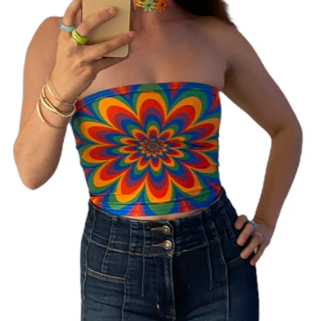 Trippy Groovy Tube Top