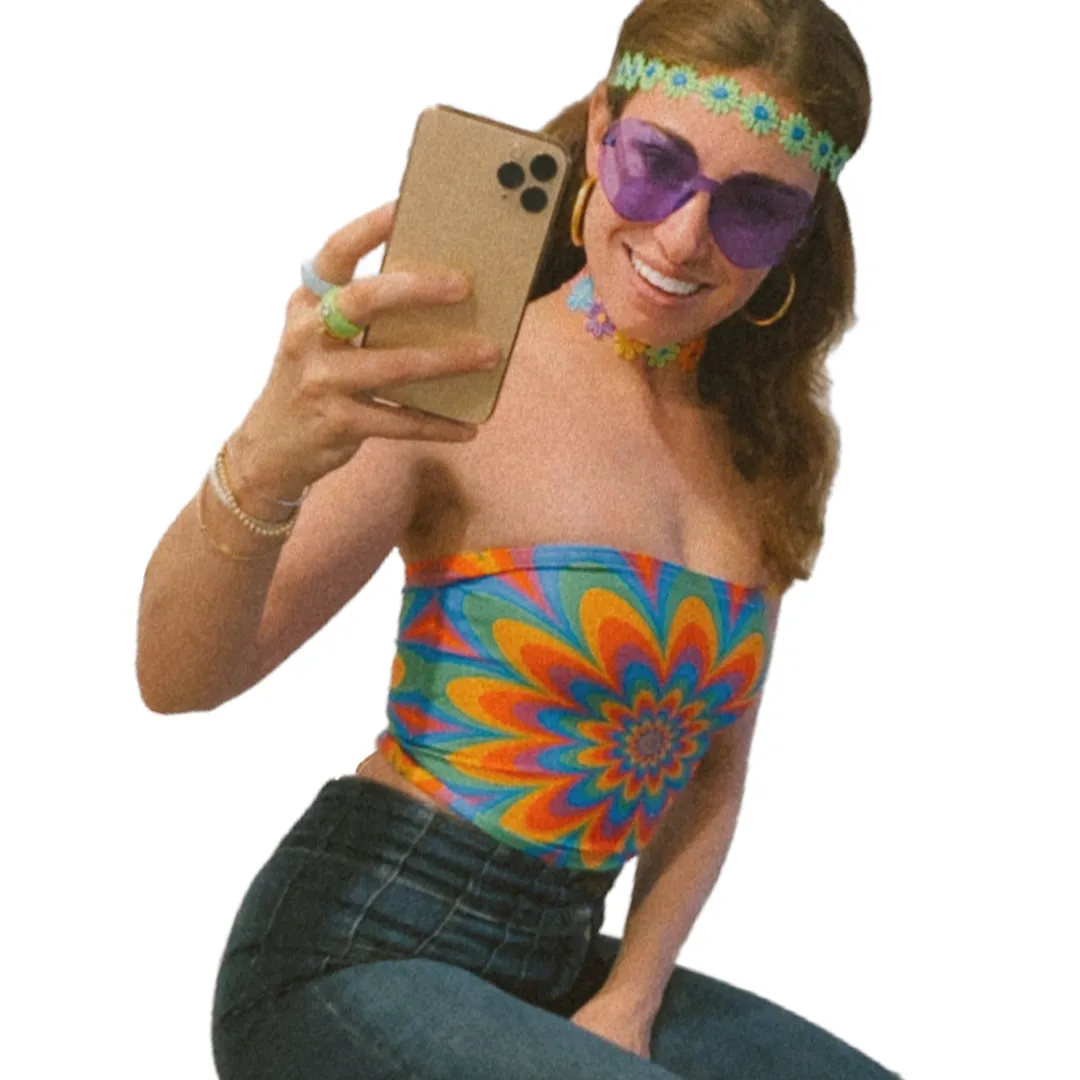 Trippy Groovy Tube Top