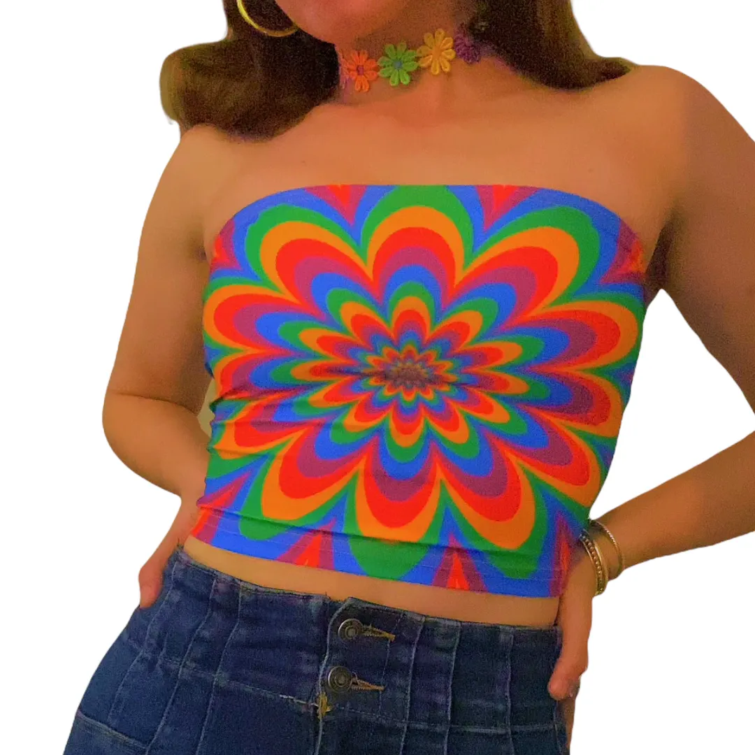 Trippy Groovy Tube Top