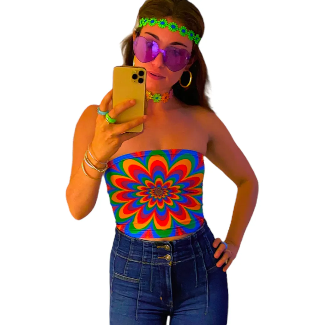 Trippy Groovy Tube Top