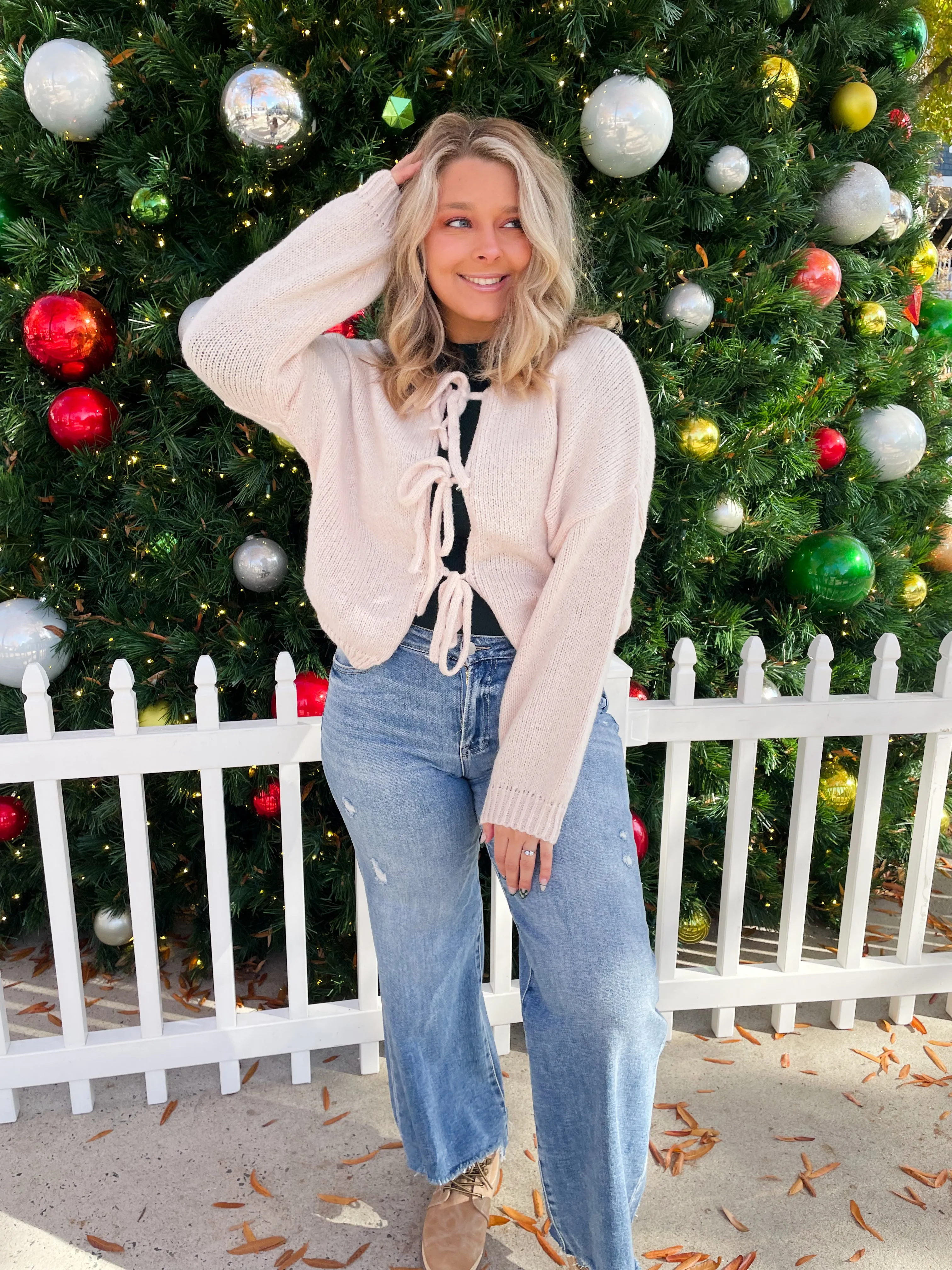 Tying The Knot Knit Cardigan Sweater