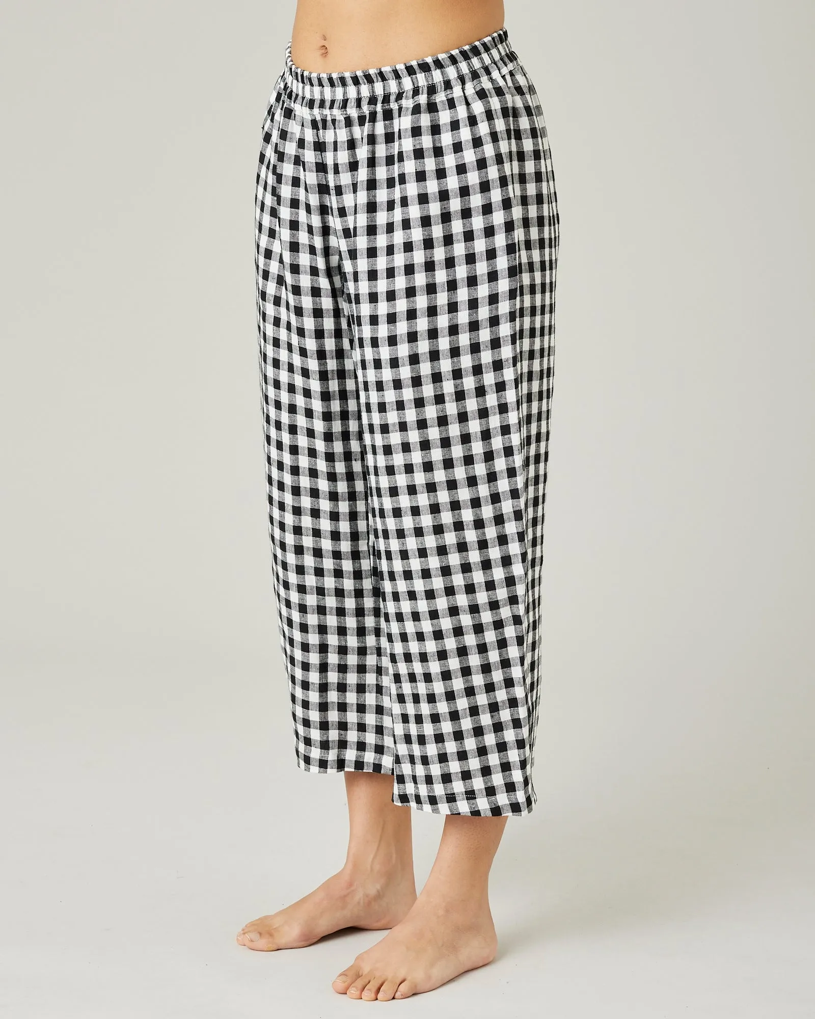 Ultimate PJ Trousers - Black and White Gingham