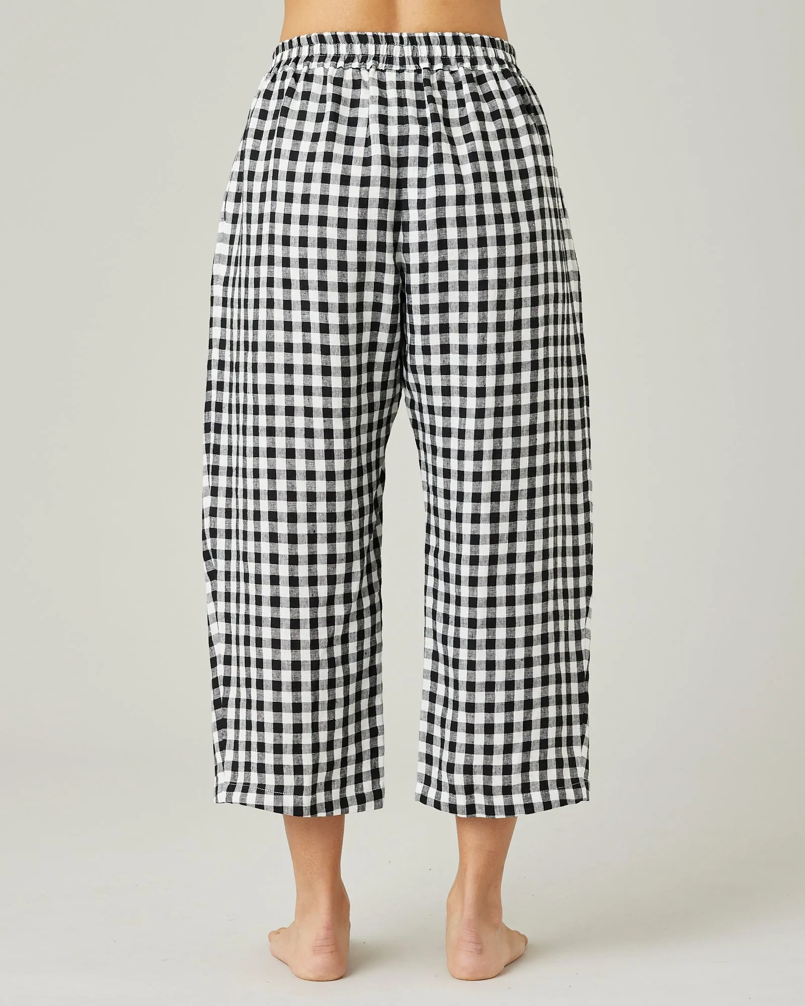 Ultimate PJ Trousers - Black and White Gingham