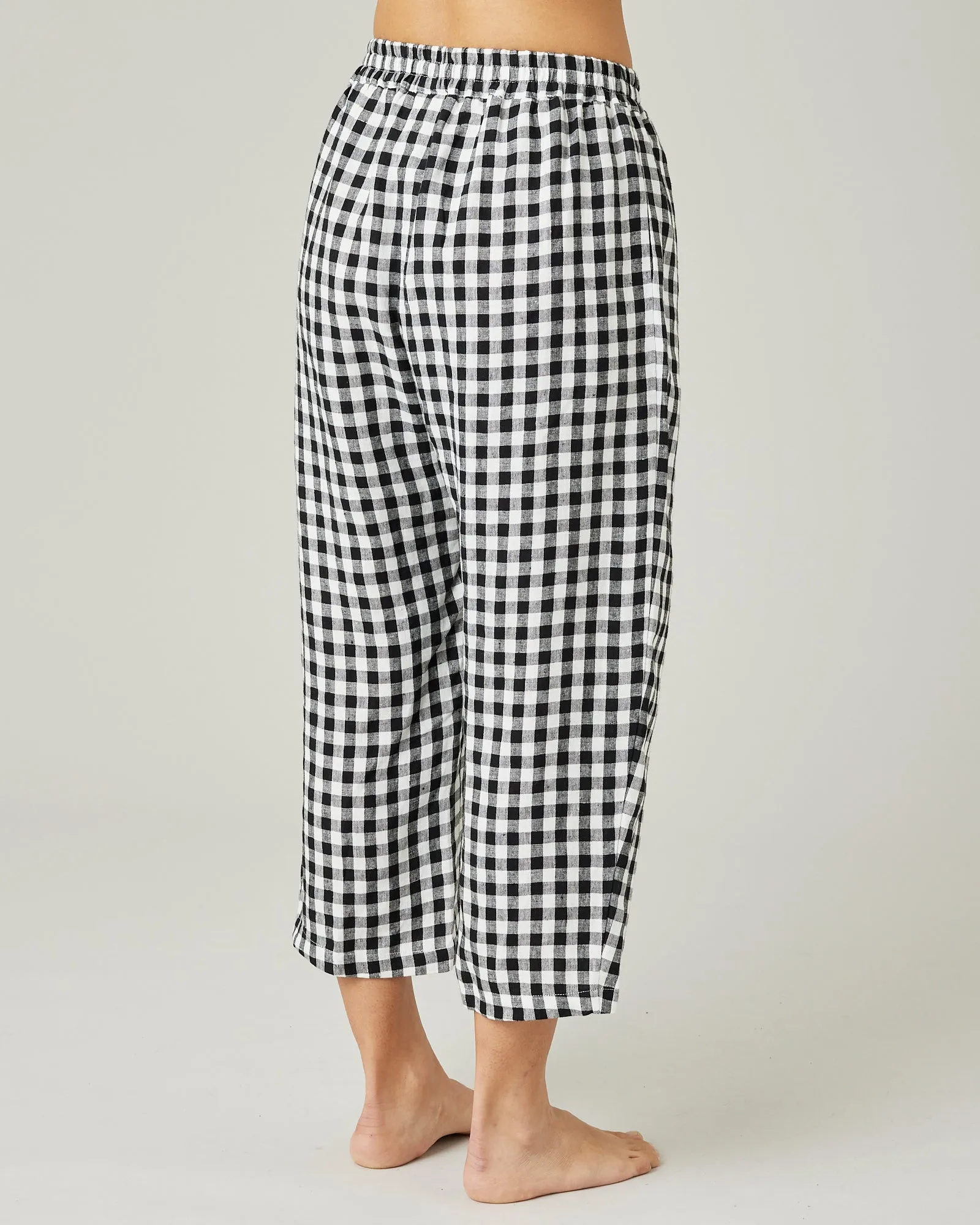 Ultimate PJ Trousers - Black and White Gingham