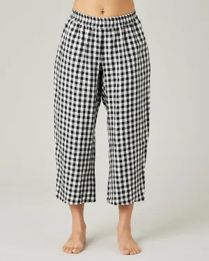 Ultimate PJ Trousers - Black and White Gingham