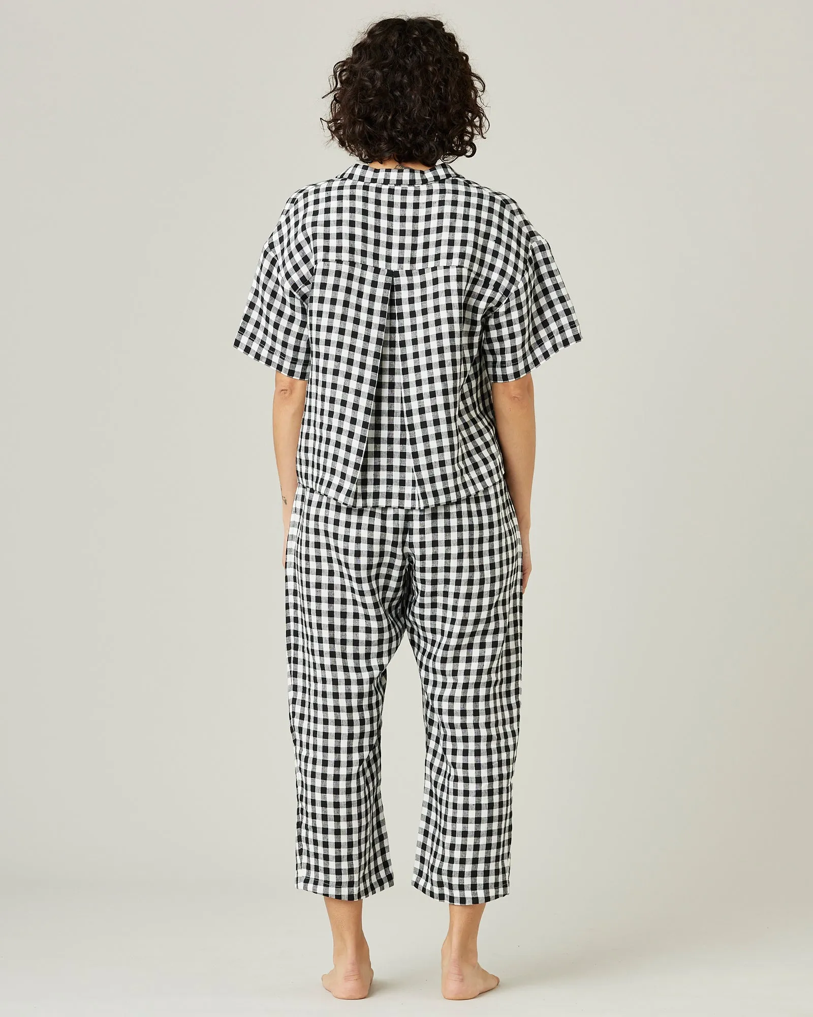 Ultimate PJ Trousers - Black and White Gingham