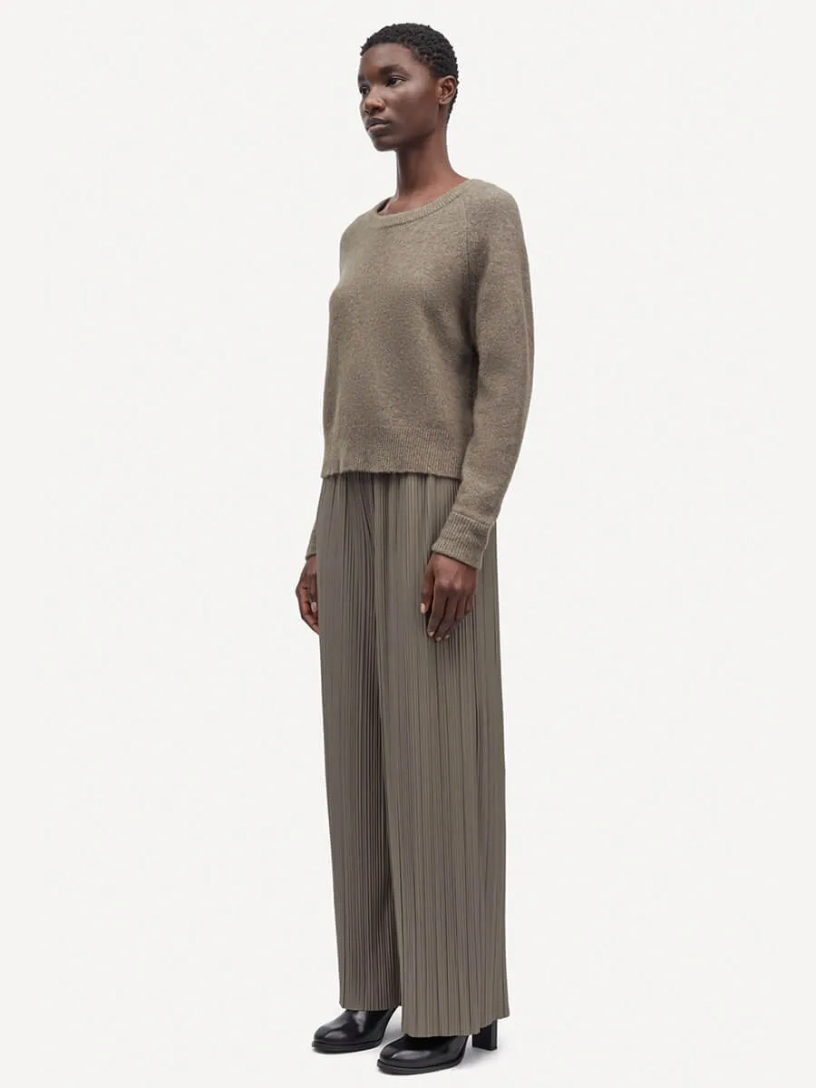 Uma Pleated Trousers - Bungee Cord