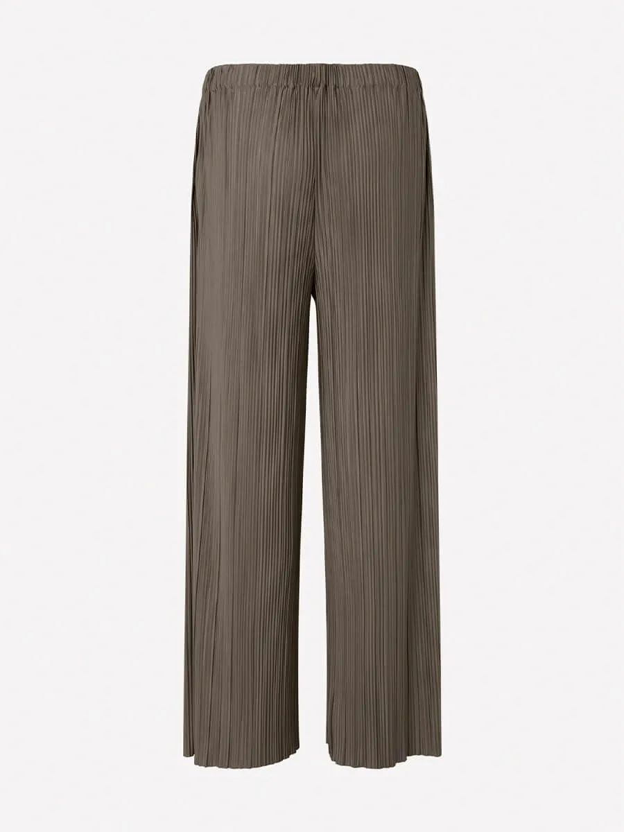 Uma Pleated Trousers - Bungee Cord