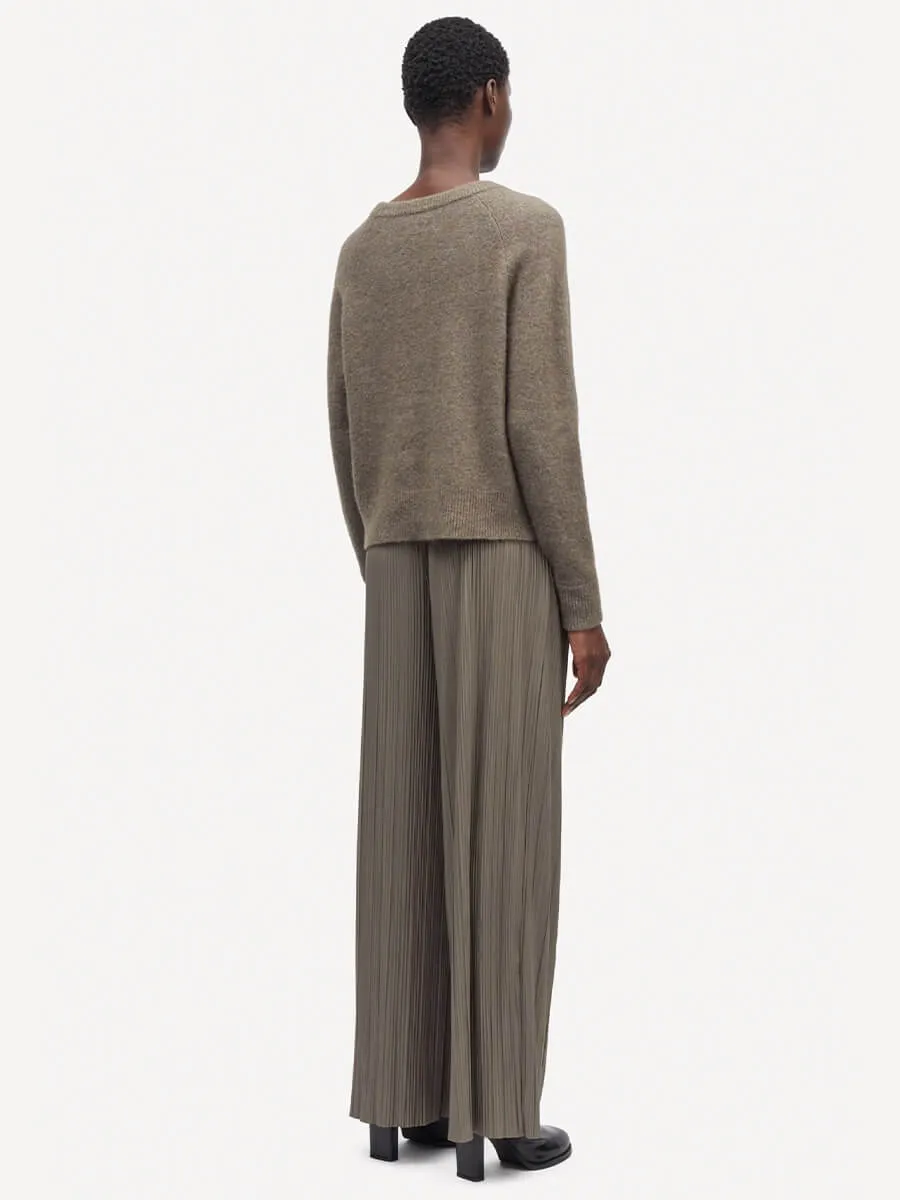 Uma Pleated Trousers - Bungee Cord