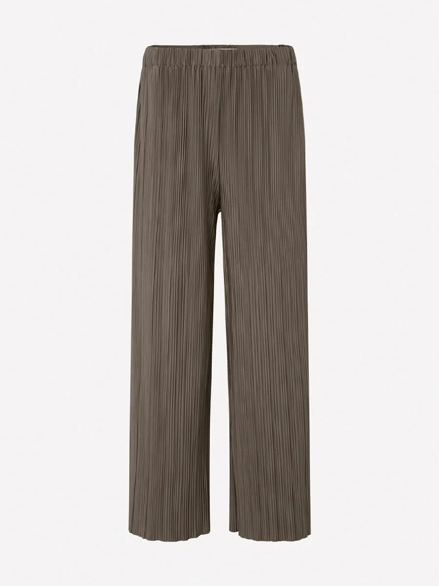 Uma Pleated Trousers - Bungee Cord