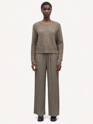 Uma Pleated Trousers - Bungee Cord