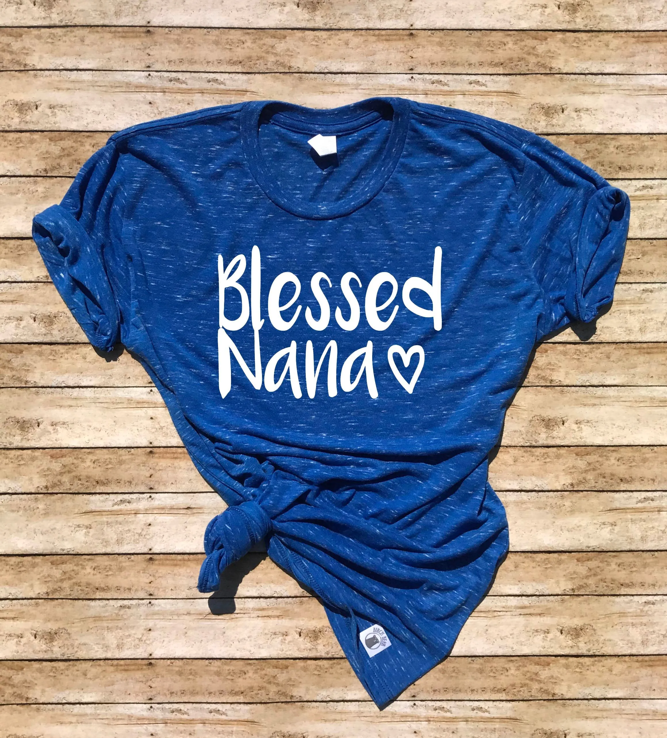 Unisex Crew Neck T Shirt - Blessed Nana - Nana T Shirt - Shirt for Nana - Gift for Nana
