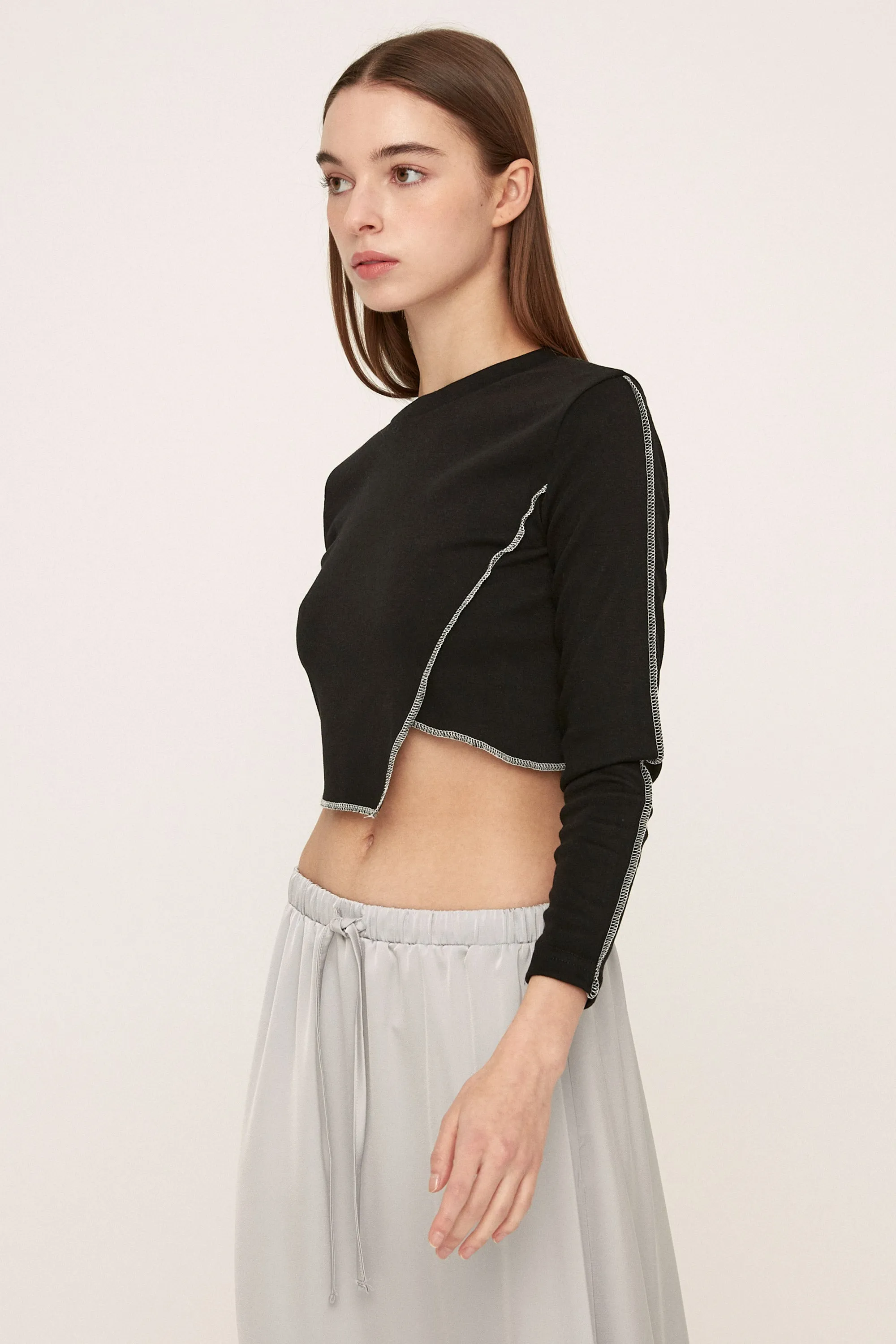 Violet Cropped Top