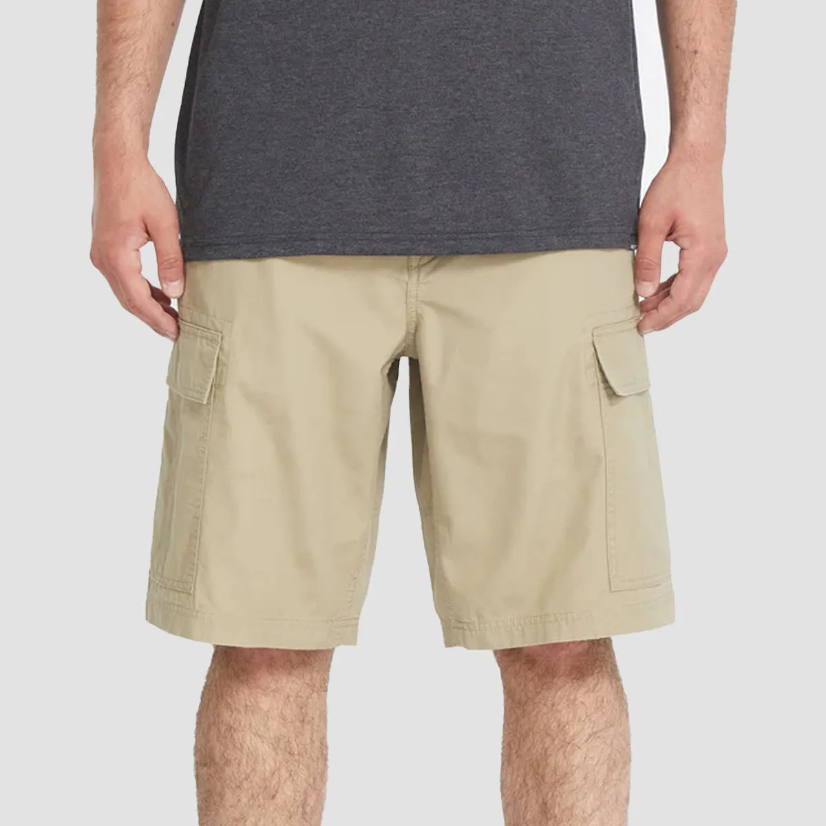 Volcom Strange Tripper Cargo 22" Shorts Khaki