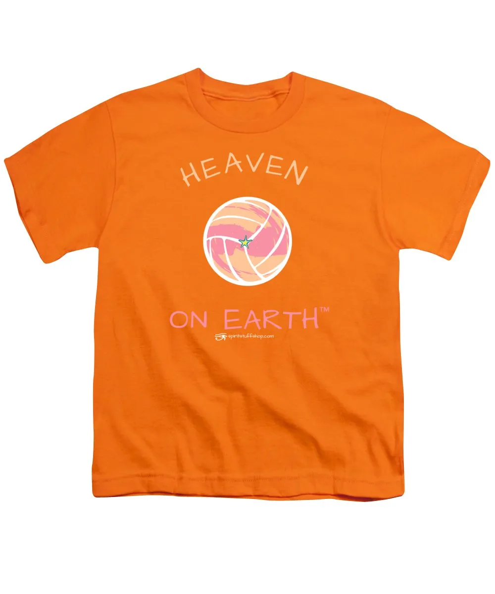Volleyball Heaven On Earth - Youth T-Shirt