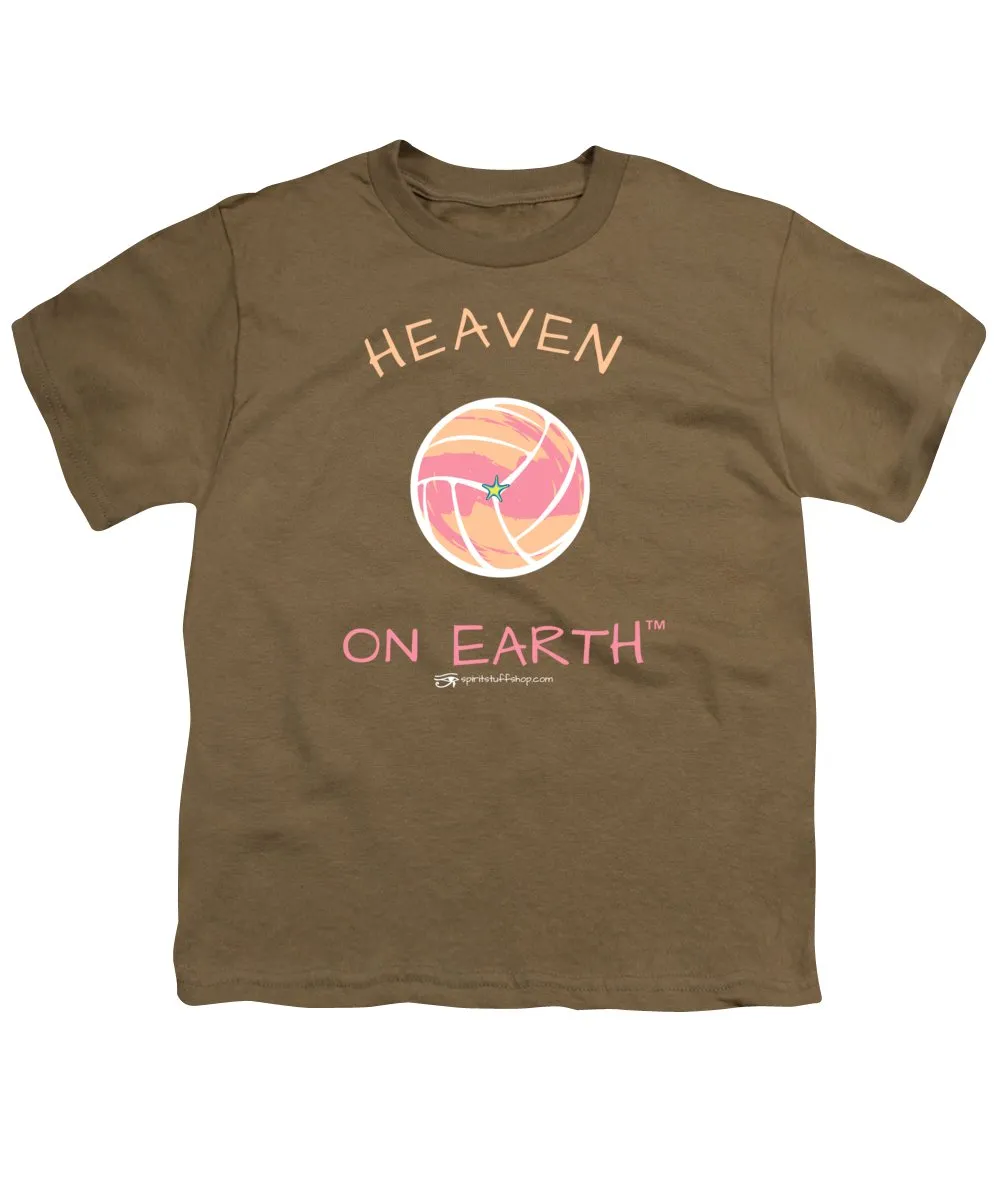 Volleyball Heaven On Earth - Youth T-Shirt
