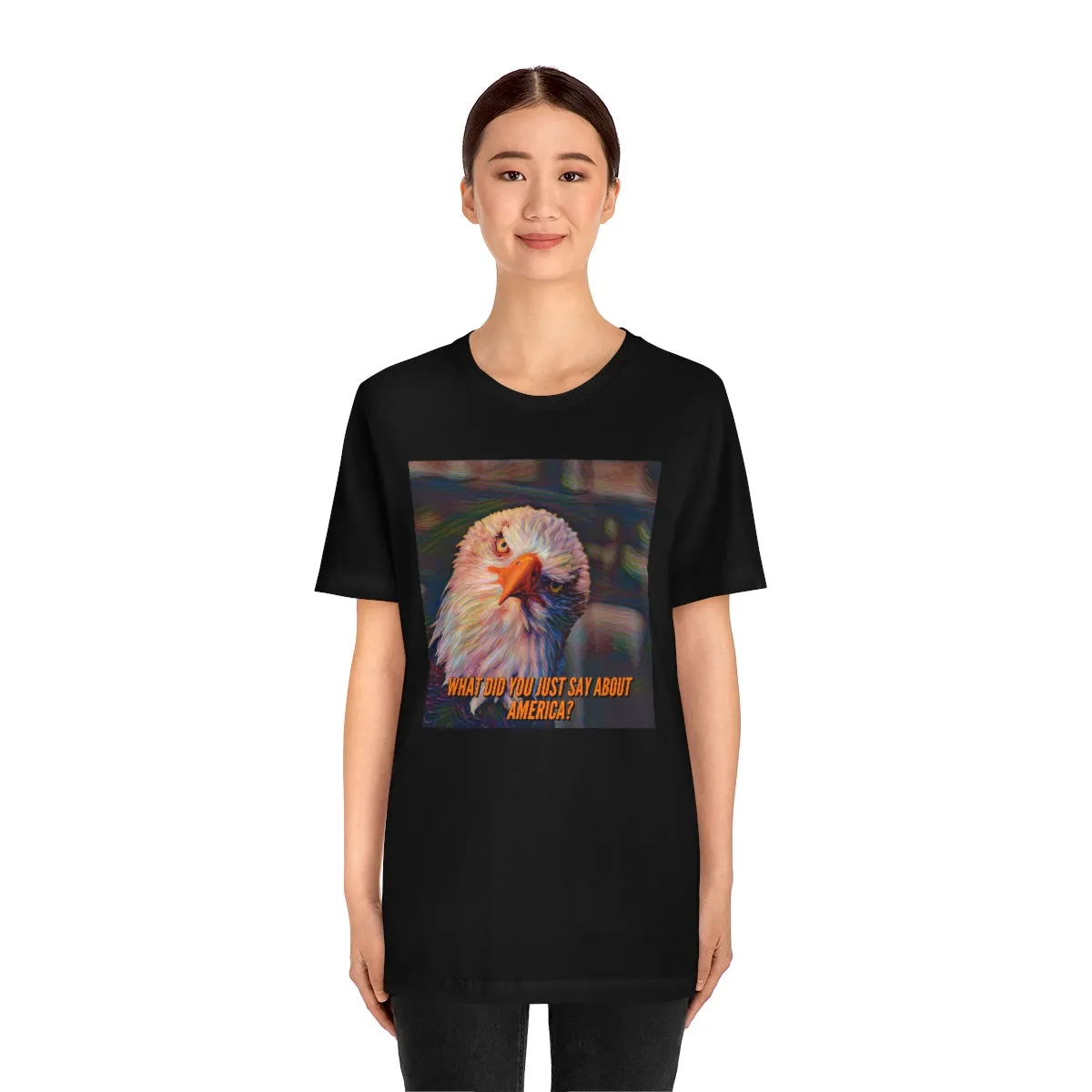 What did you say about america art Short Sleeve Tee