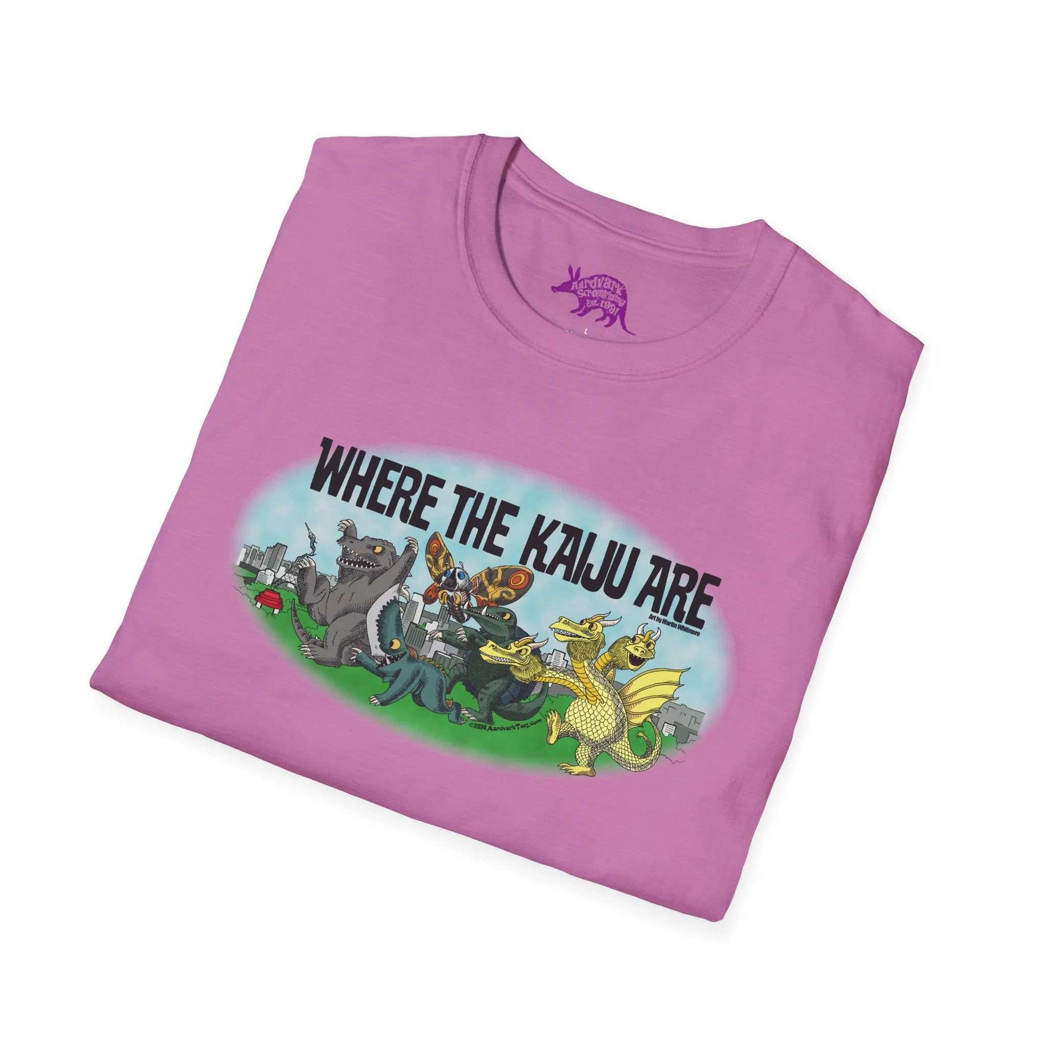 Where the Kaiju Are 2024 Edition Unisex Tee