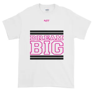 White Black and Pink Short-Sleeve T-Shirt
