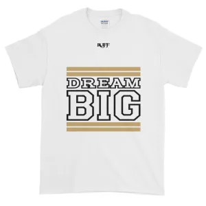 White Tan and Black Short-Sleeve T-Shirt