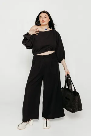 Wide Trouser Black