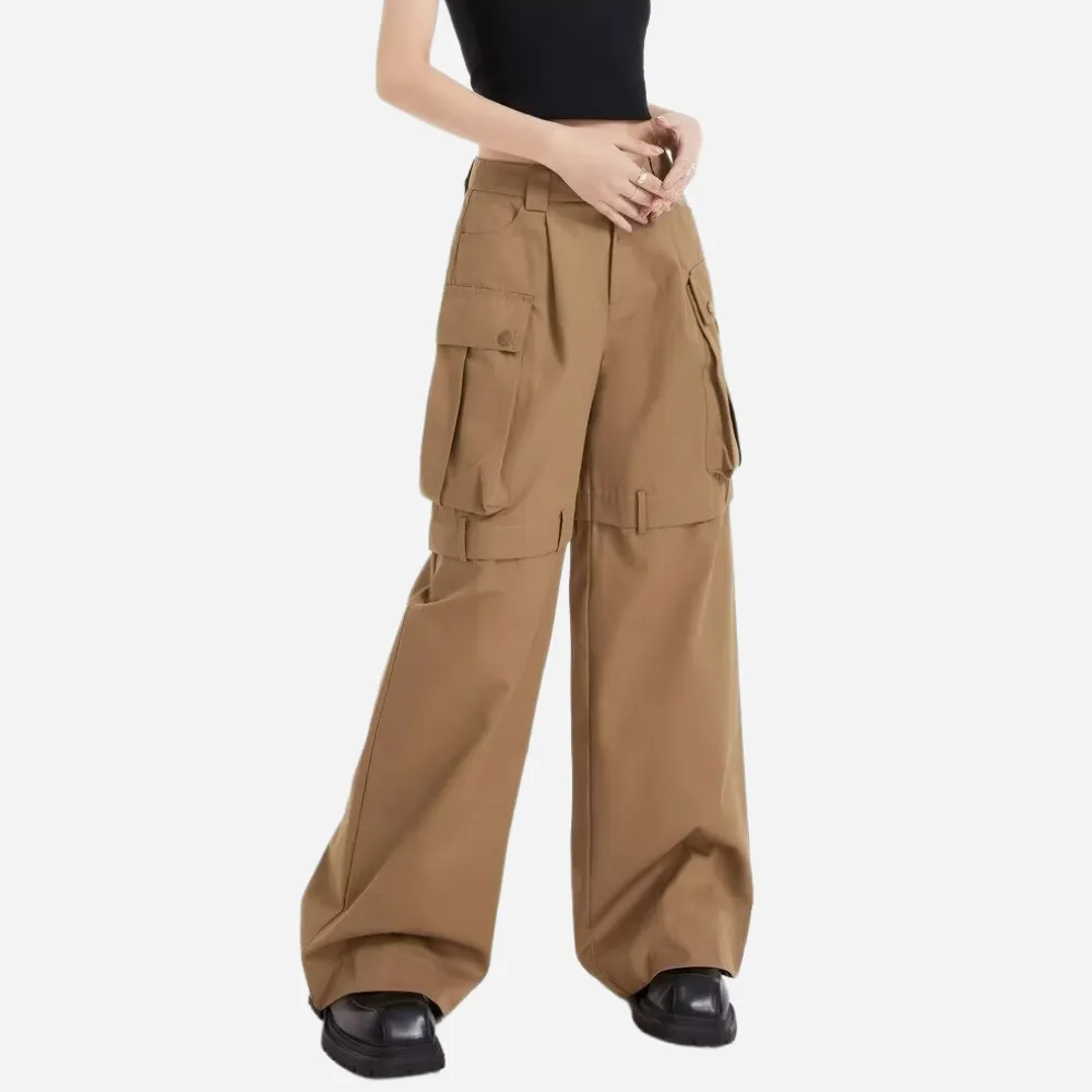 Women's American High Waist Cargo Pants
