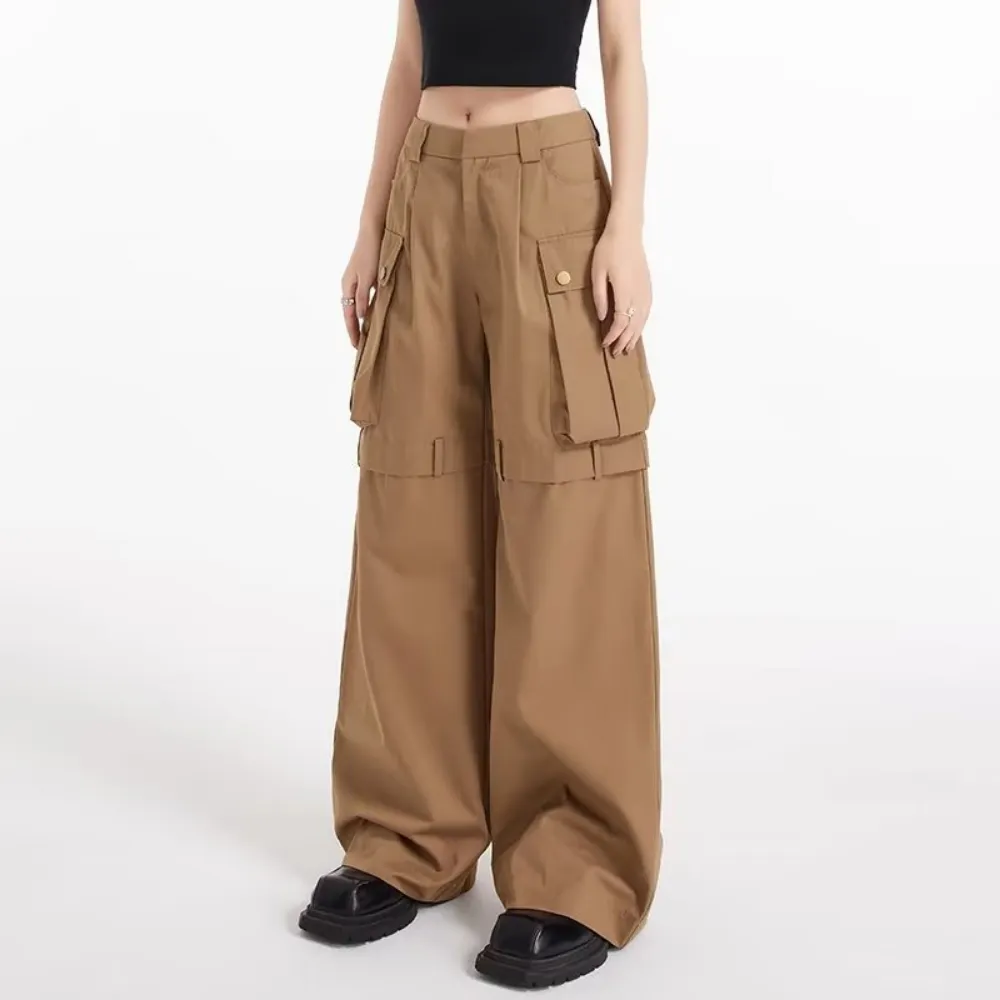 Women's American High Waist Cargo Pants