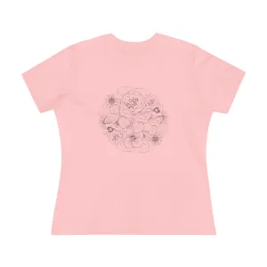 Women's Butterfly Flowers T-shirt