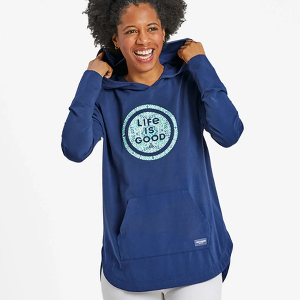 Women's Garden Coin Crusher-FLEX Hoodie Tunic - 80949