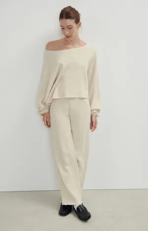 WOMEN'S JOGGERS ITONAY -  ECRU MELANGE