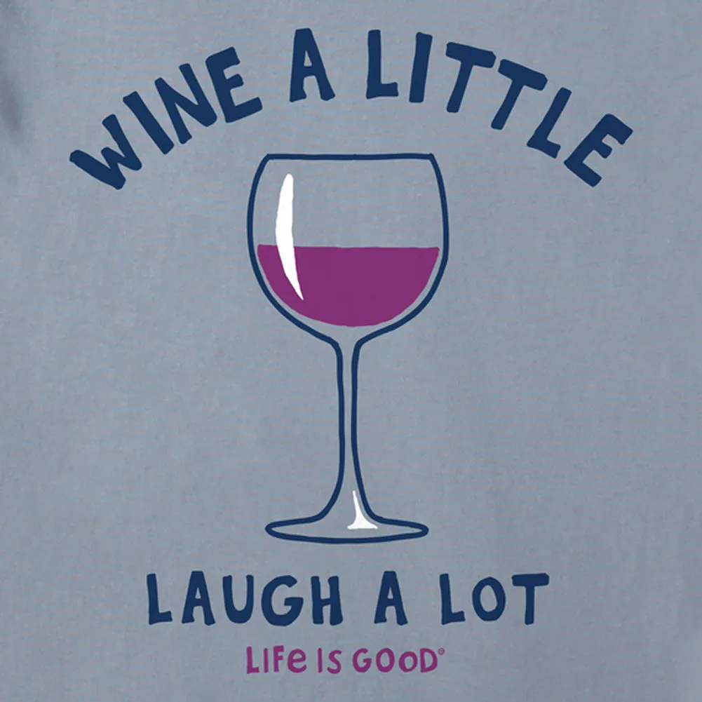 Women's Laugh a Lot Crusher Tee - Stone Blue - 107970