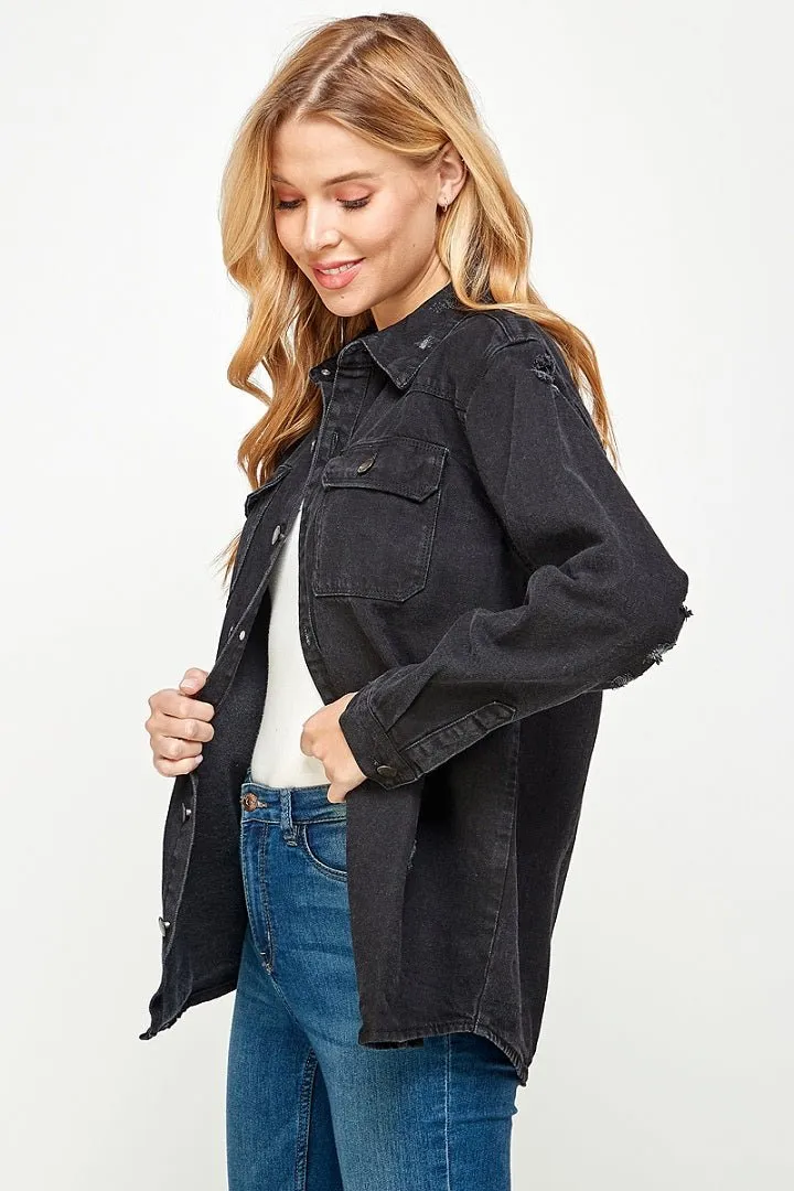 Women's Long Sleeve Denim Shirts (OPEN PACK)