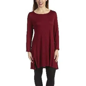 Womens  Long sleeve Tunic knit Top
