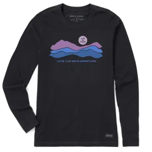 Women's Love Can Move Mountains Long Sleeve Crusher Tee - 115040