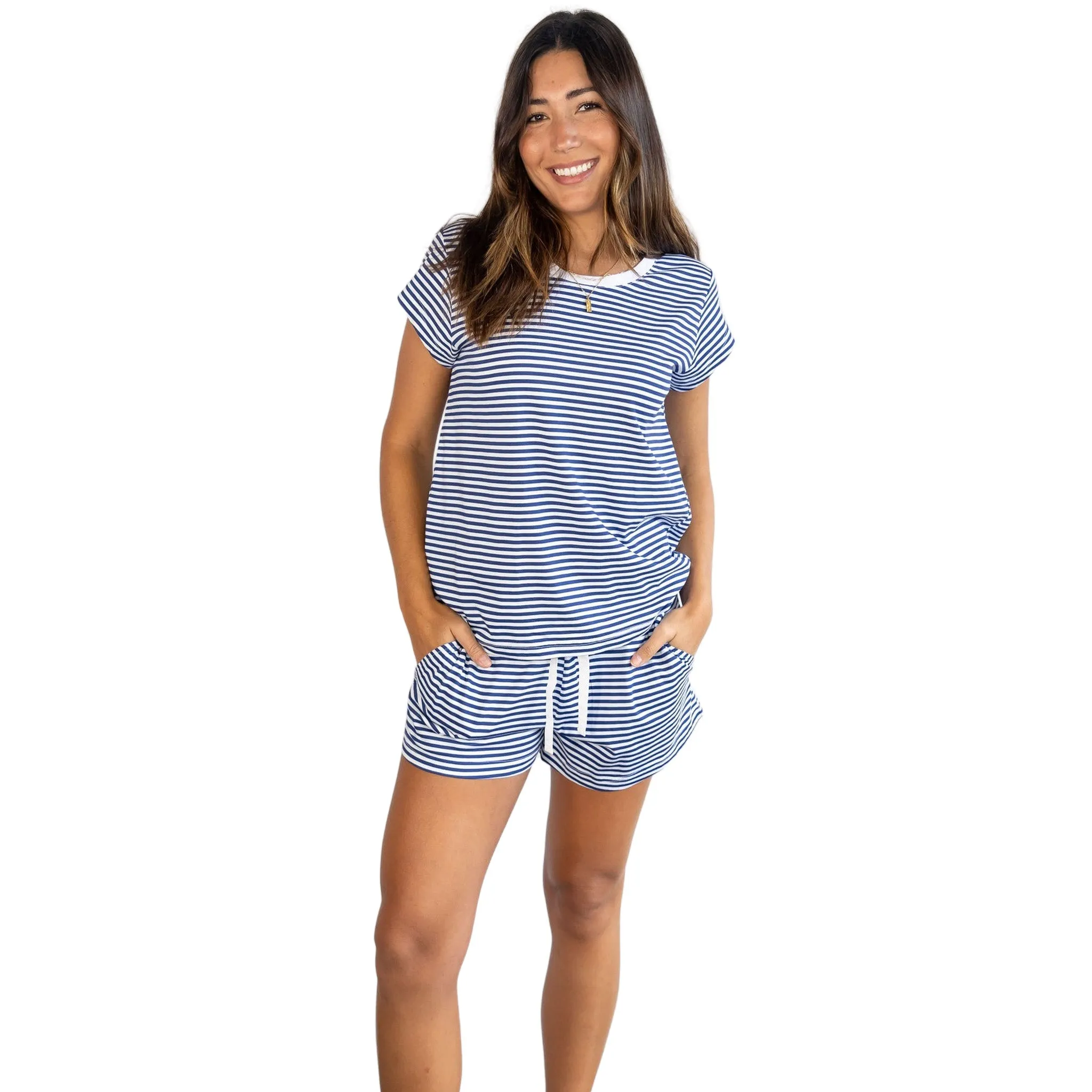 Women's Marina Jersey Short PJ Set