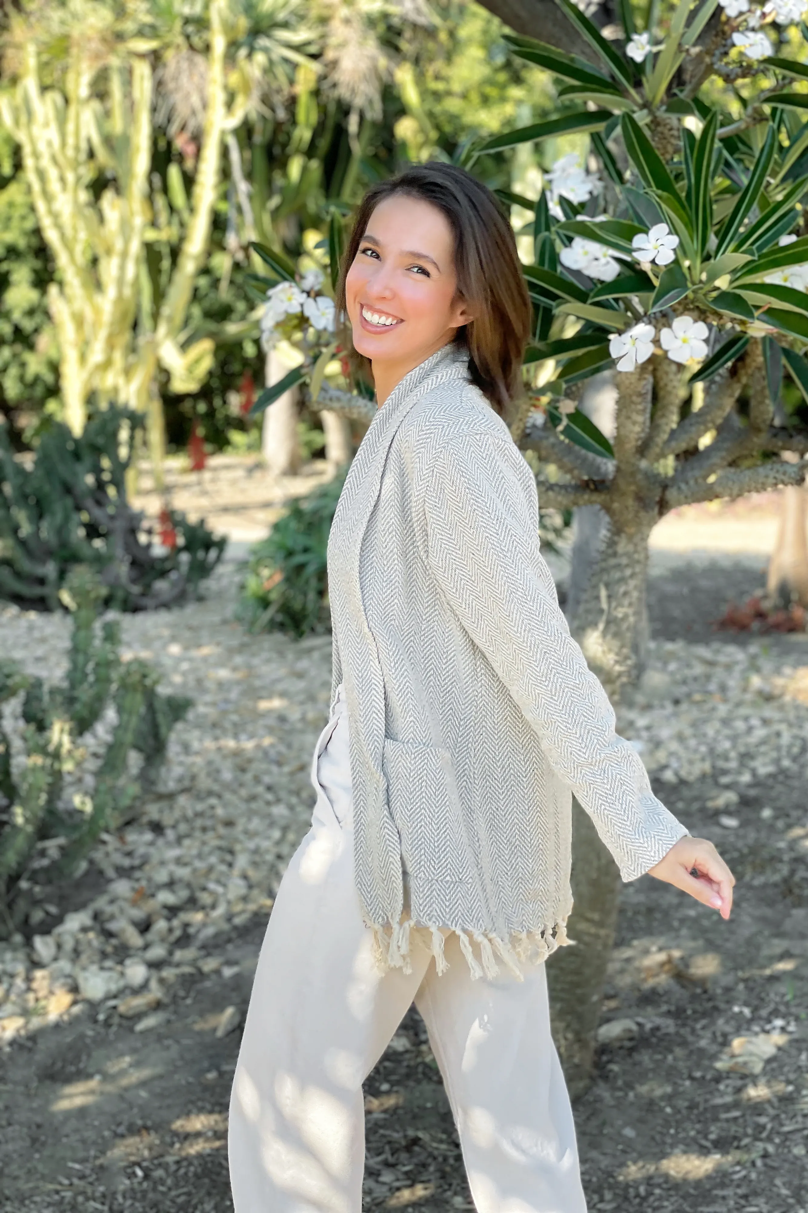 Women's Neutral Cardigan