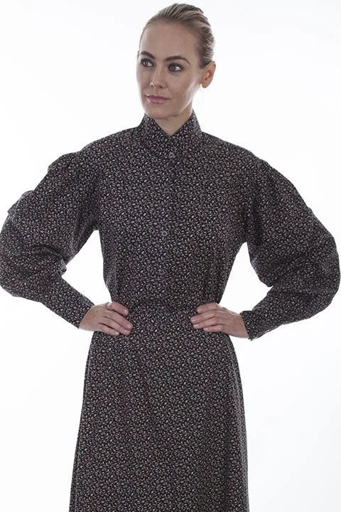 Women's Old West Top Collection: Rangewear Floral Print Blouse