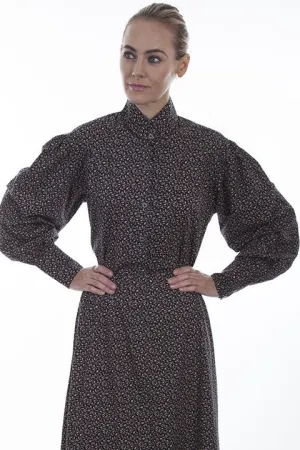 Women's Old West Top Collection: Rangewear Floral Print Blouse