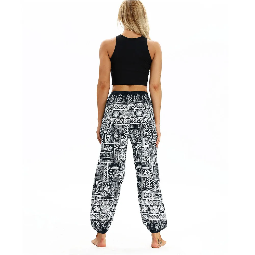 Women's straight Loose Harem Pant - Fishbones bloomers