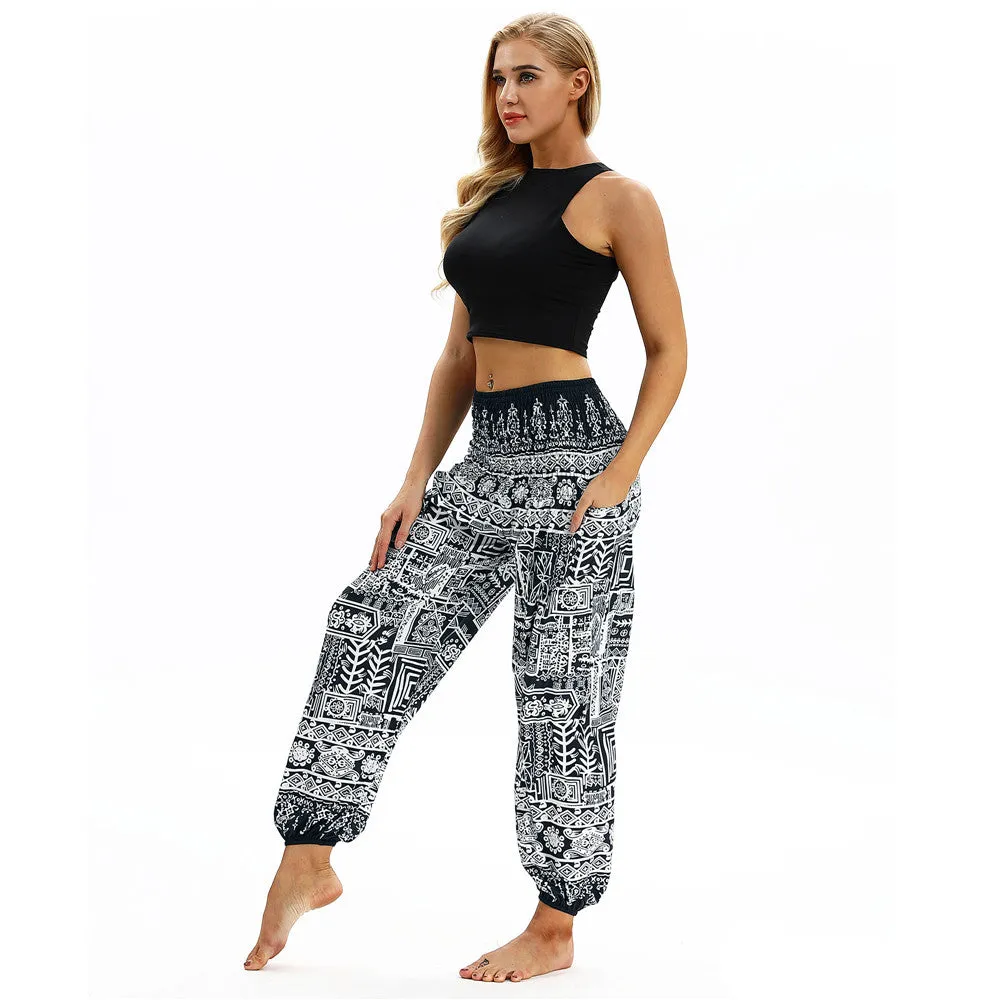 Women's straight Loose Harem Pant - Fishbones bloomers